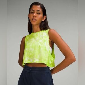 Lululemon All Yours Cropped Cotton Tank Top